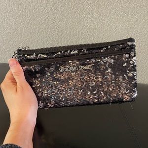 Sparkly VS makeup bag